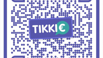 Tikkie QR code om een bijdrage voor herstel van het orgel te doen